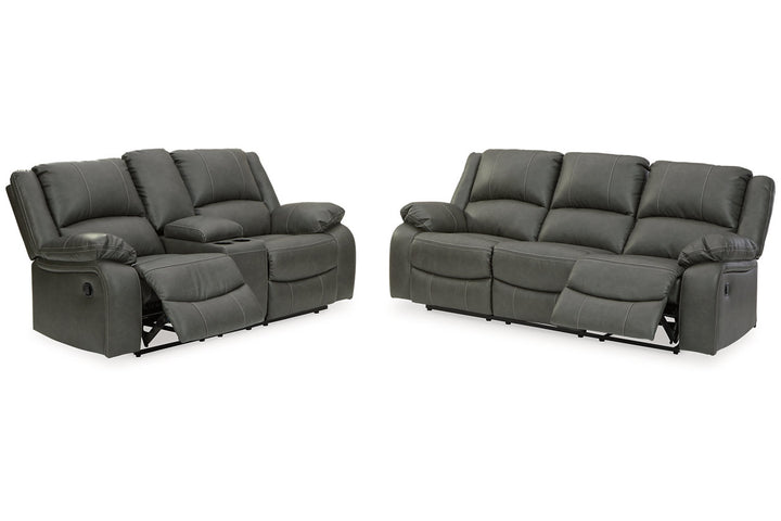 Calderwell Reclining Sofa and Loveseat (77103U4)