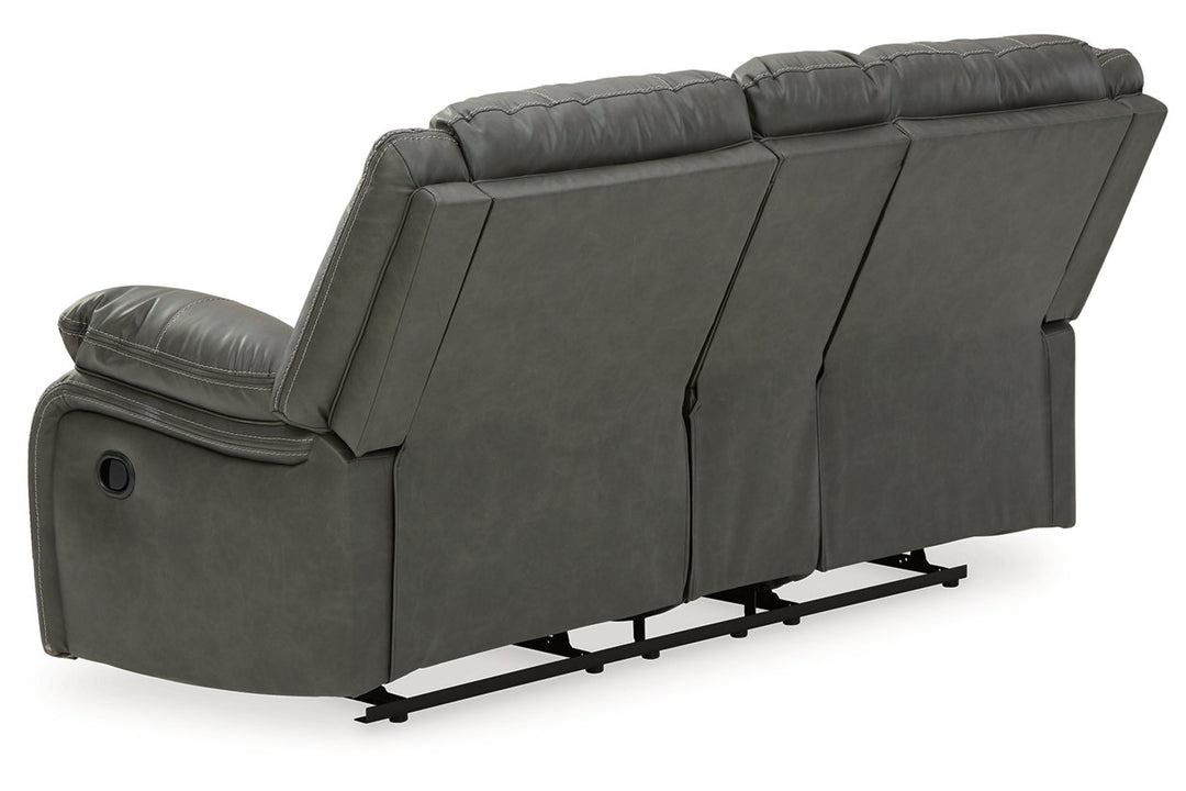 Calderwell Reclining Loveseat with Console (7710394)