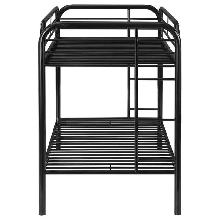 Morgan Twin Over Twin Bunk Bed Black (2256K)