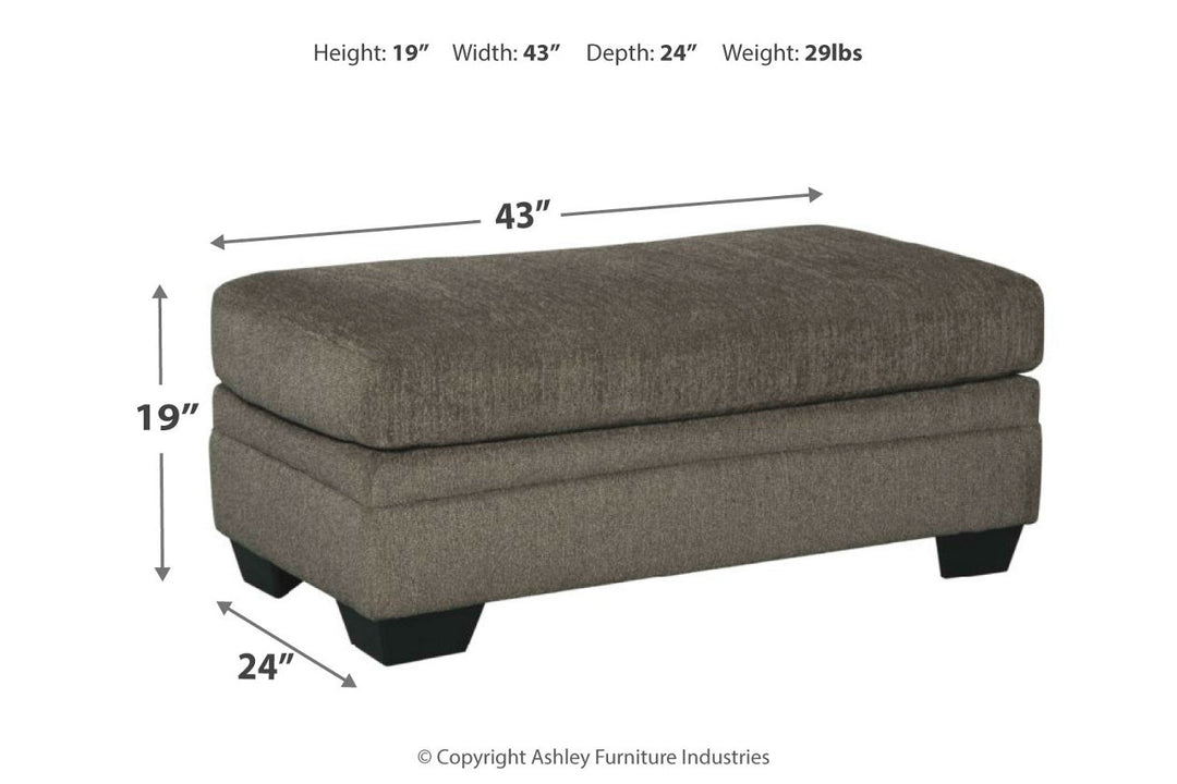 Dorsten Chair and Ottoman (77204U3)