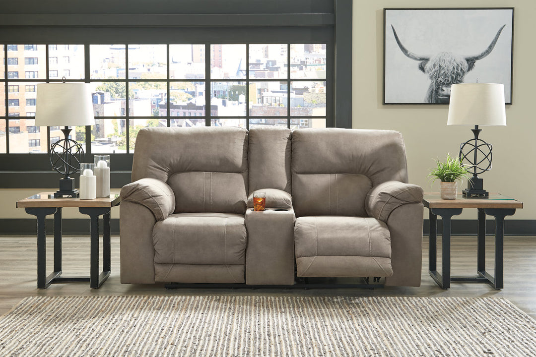 Cavalcade Power Reclining Loveseat with Console (7760196)