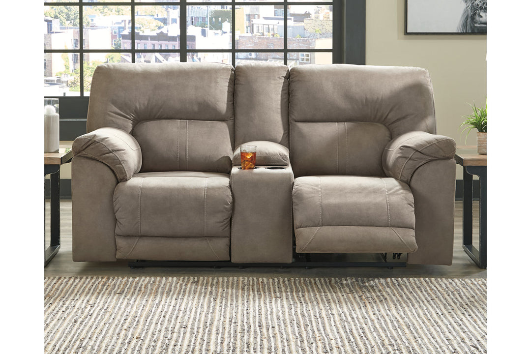 Cavalcade Power Reclining Loveseat with Console (7760196)