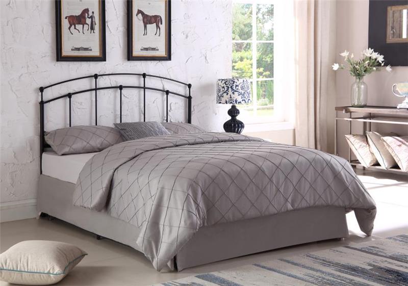 Bryant Queen / Full Metal Arched Headboard Black (300190QF)