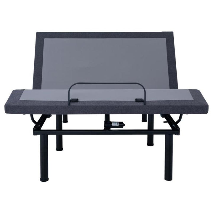 Negan California King Adjustable Bed Base Grey and Black (350132KW)