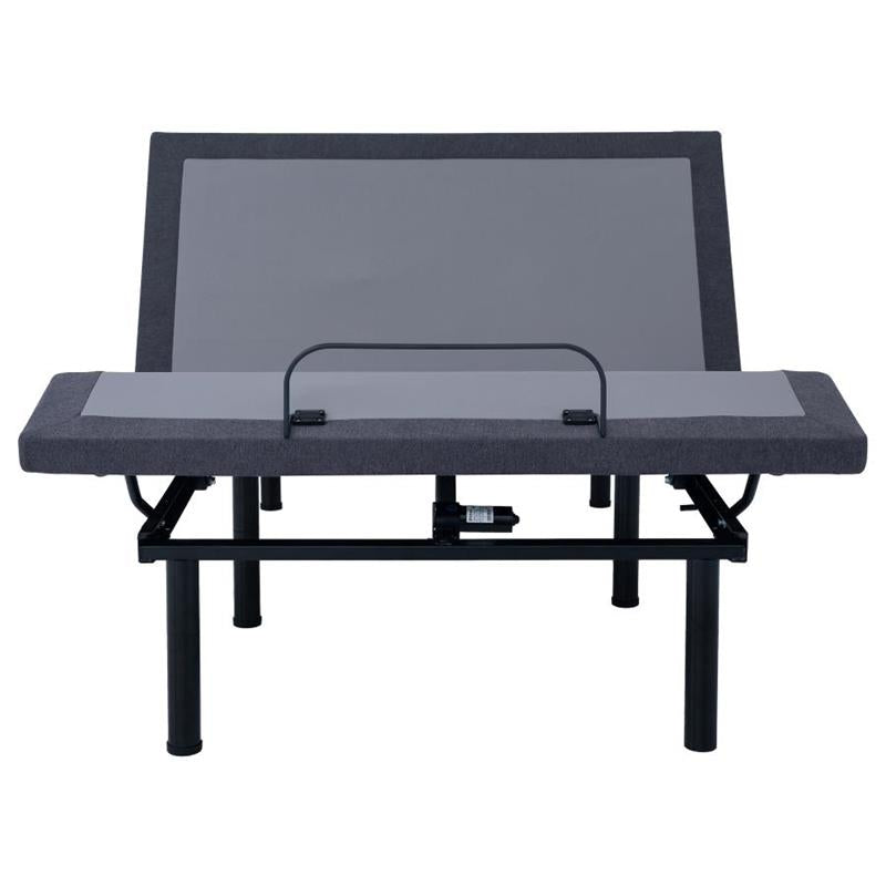 Negan Queen Adjustable Bed Base Grey and Black (350132Q)