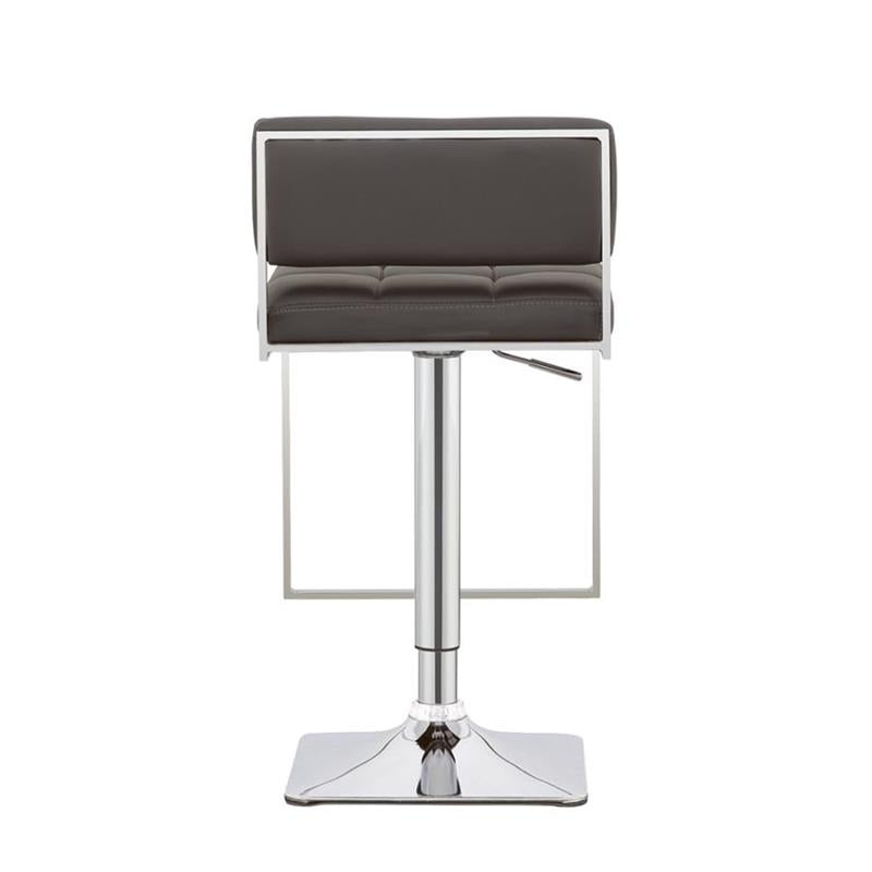 Alameda Adjustable Bar Stool Chrome and Grey (100195)