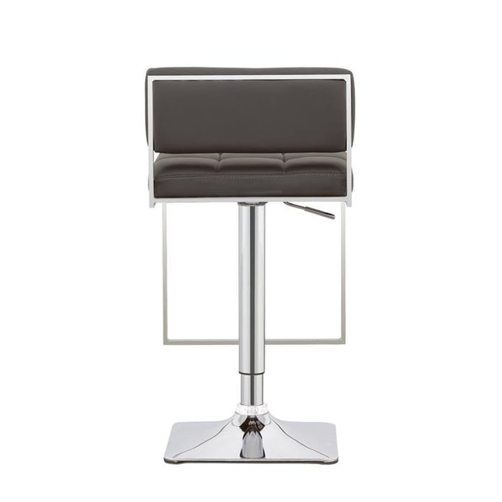 Alameda Adjustable Bar Stool Chrome and Grey (100195)