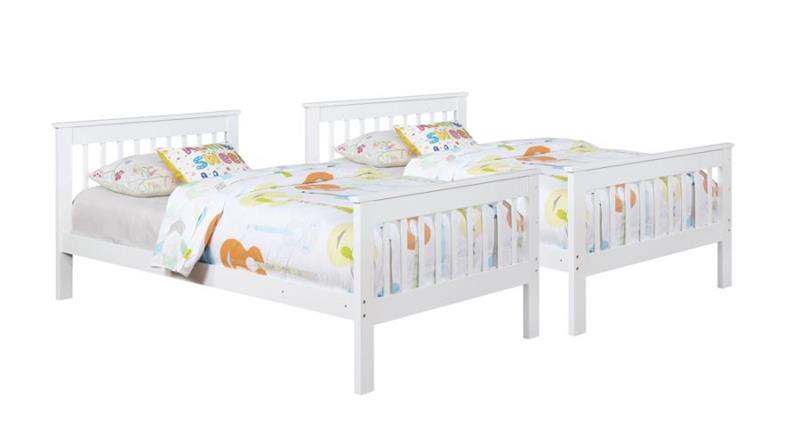 Chapman Twin Over Twin Bunk Bed White (460244N)