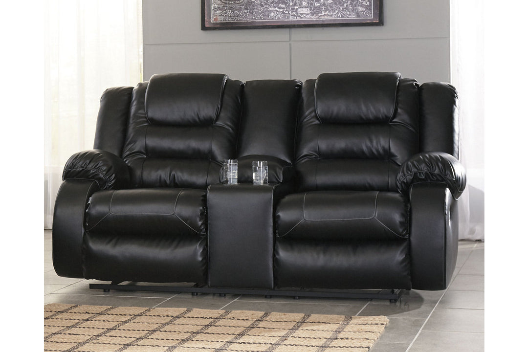 Vacherie Reclining Loveseat with Console (7930894)
