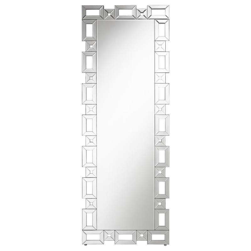 Tavin Geometric Frame Cheval Mirror (961634)