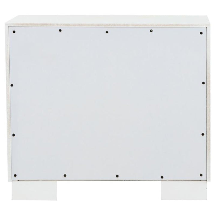 Jessica 2-drawer Nightstand White (202992)