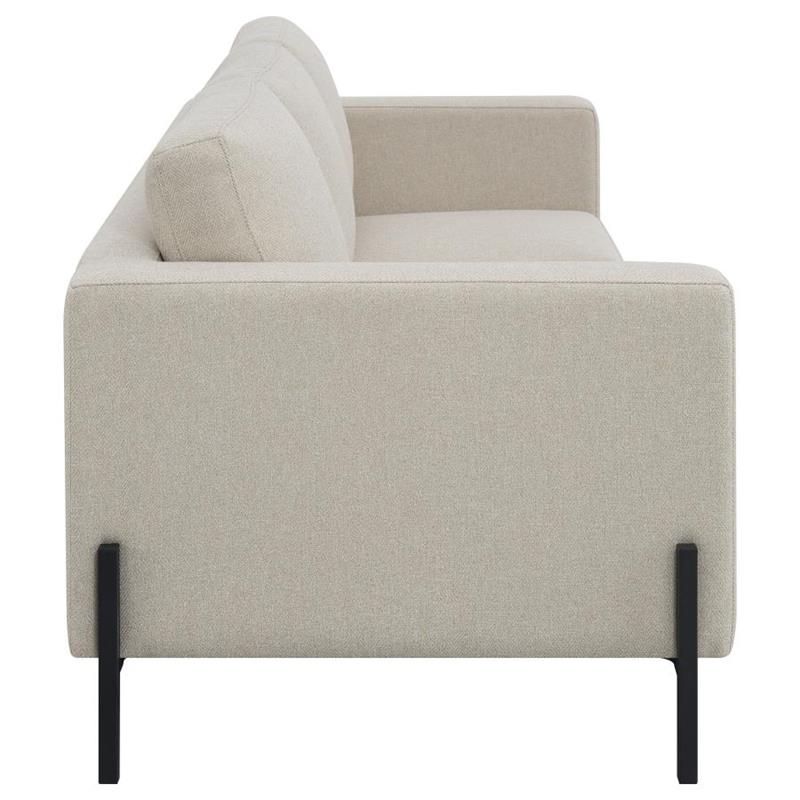 Tilly 3-piece Upholstered Track Arms Sofa Set Oatmeal (509901-S3)