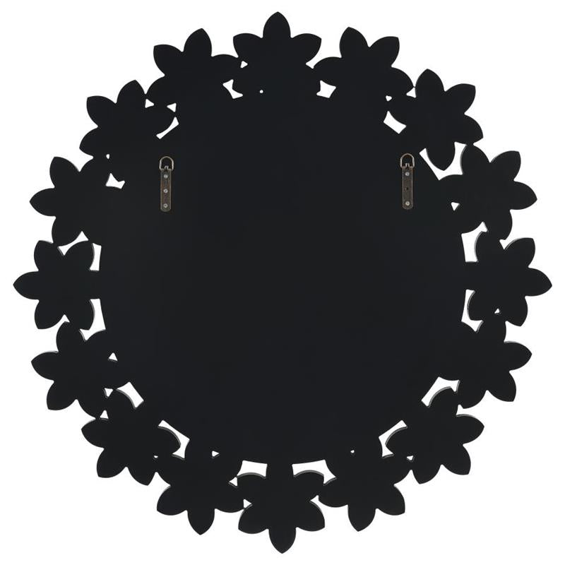 Cordelia Round Floral Frame Wall Mirror (961622)