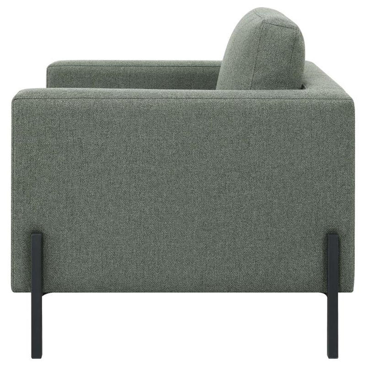 Tilly Upholstered Track Arms Chair Sage (509906)