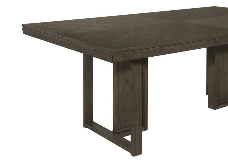 Kelly Rectangular Dining Table Dark Grey (107961)