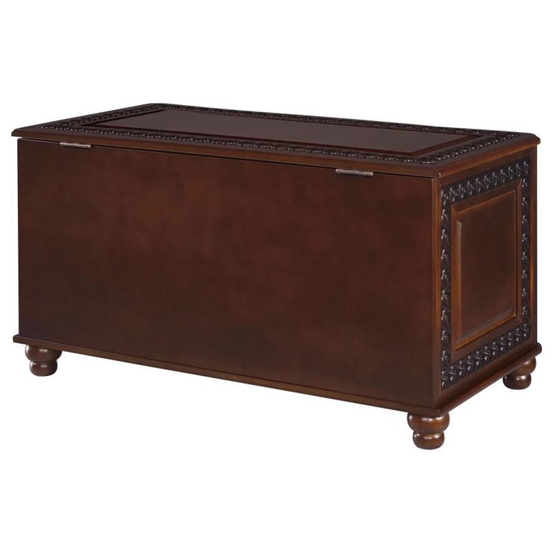 Finlay Flip Open Storage Cedar Chest Deep Tobacco (900012)