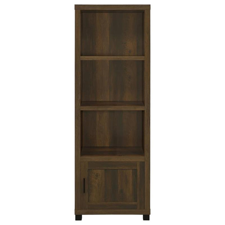 Sachin 3-shelf Media Tower With Storage Cabinet Dark Pine (707736)