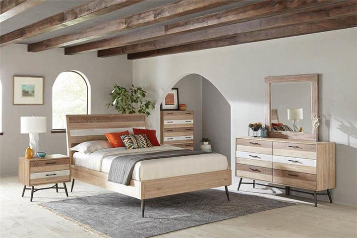 Marlow 4-piece Queen Bedroom Set Rough Sawn Multi (215761Q-S4)