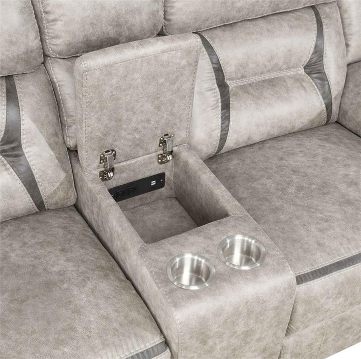 Greer Upholstered Tufted Living Room Set (651351-S3)