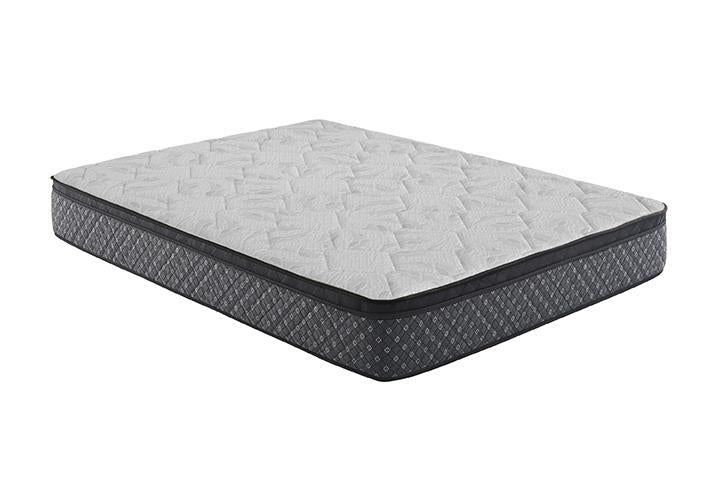 Aspen 12.5" Full Mattress White and Black (350382F)