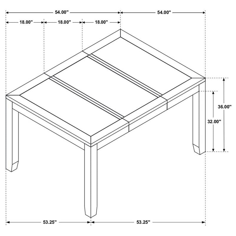 Elodie 5-piece Counter Height Dining Table Set with Extension Leaf Grey and Black (121228-S5)