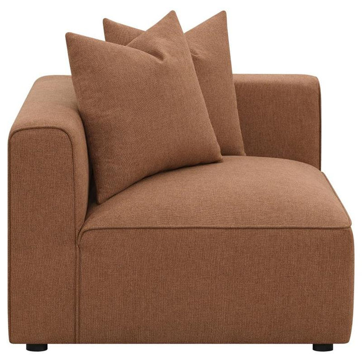 Jennifer Upholstered Corner Terracotta (551592)