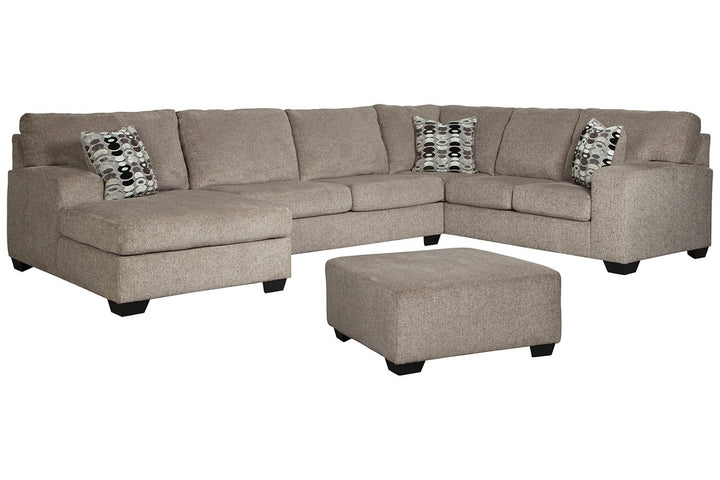 Ballinasloe 3-Piece Sectional with Ottoman (80702U1)