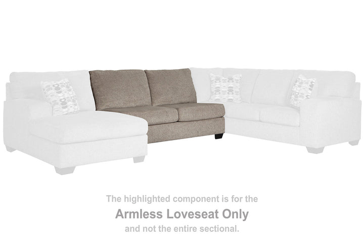 Ballinasloe Armless Loveseat (8070234)