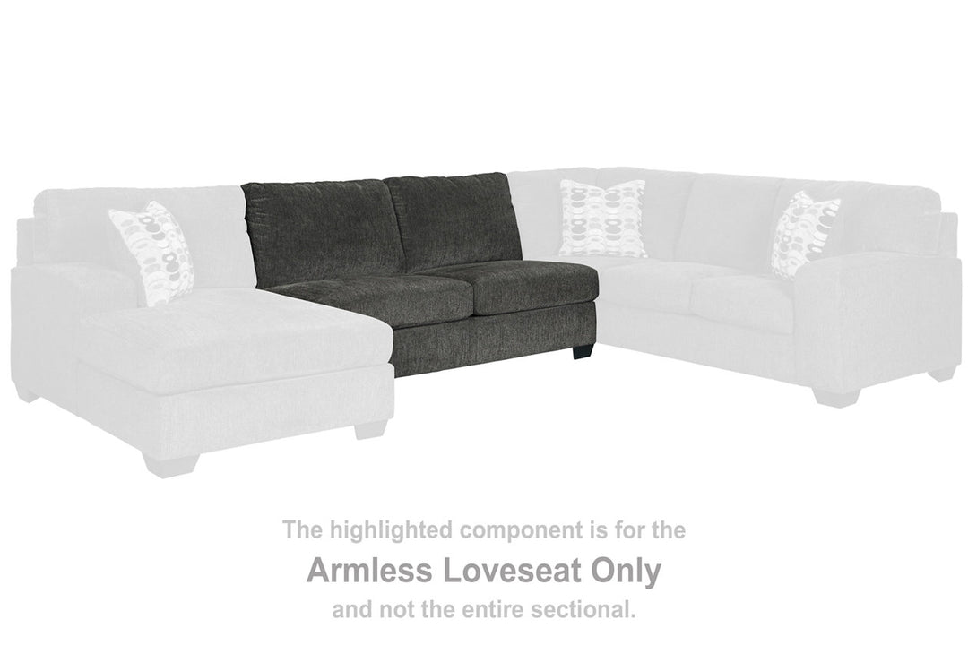 Ballinasloe Armless Loveseat (8070334)