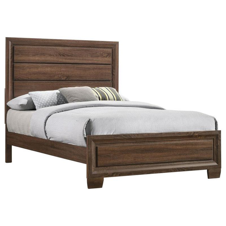Brandon Queen Panel Bed Medium Warm Brown (205321Q)