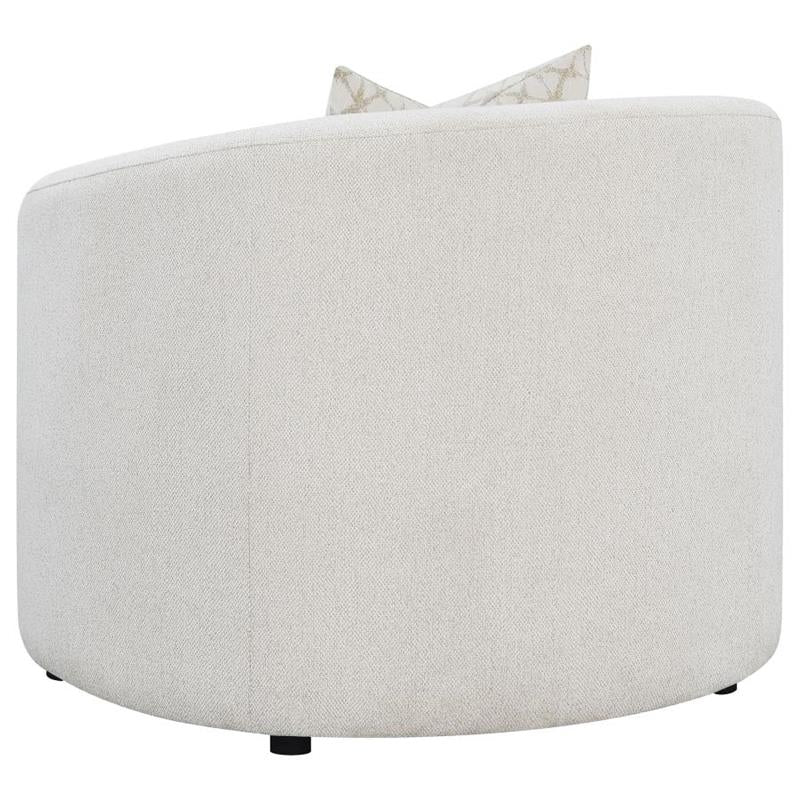 Rainn Upholstered Tight Back Chair Latte (509173)
