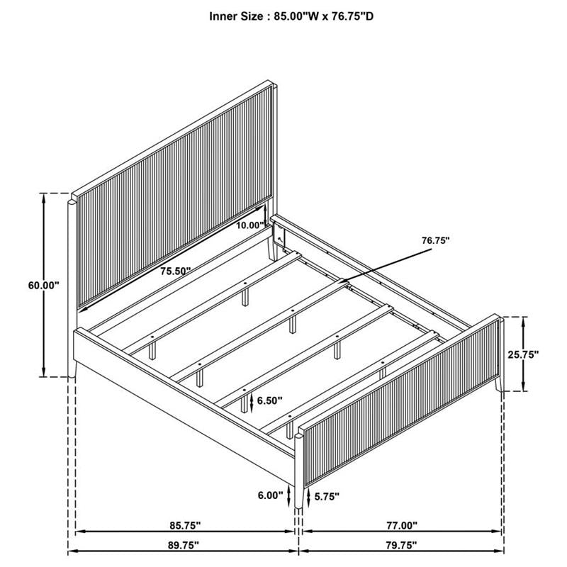 C KING BED (224711KW)