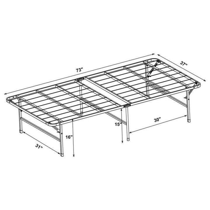 Mabel Twin Platform Support Black (305957T)