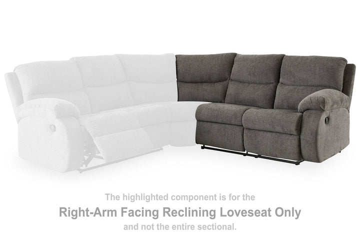 Museum Right-Arm Facing Reclining Loveseat (8180750)