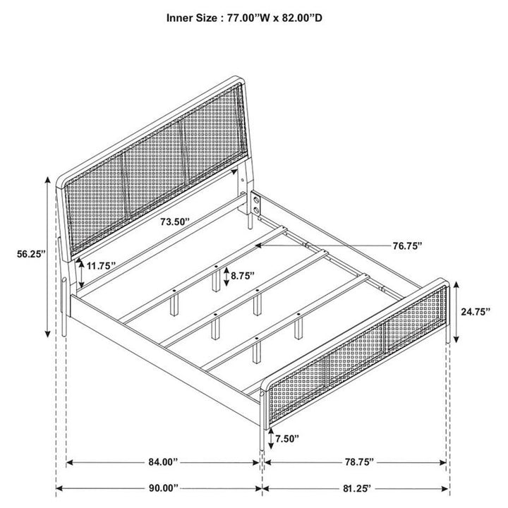 E KING BED (224330KE)