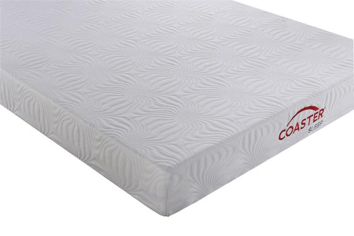 Keegan Twin Long Memory Foam Mattress White (350063TL)