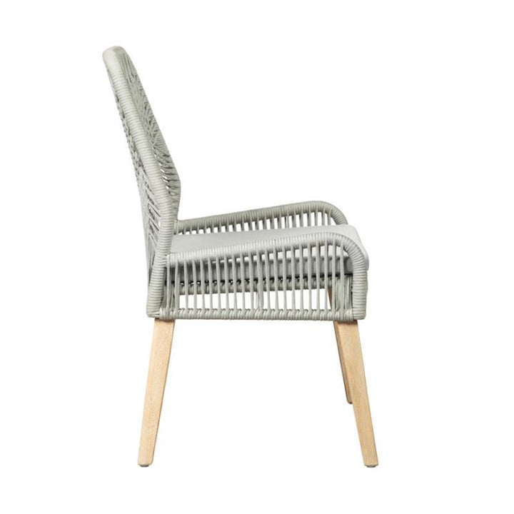 Nakia Woven Back Side Chairs Grey (Set of 2) (110033)