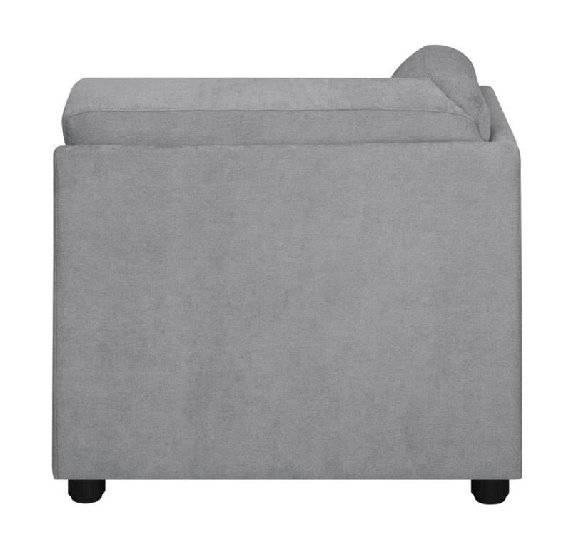 Claude Tufted Cushion Back Corner Dove (551005)