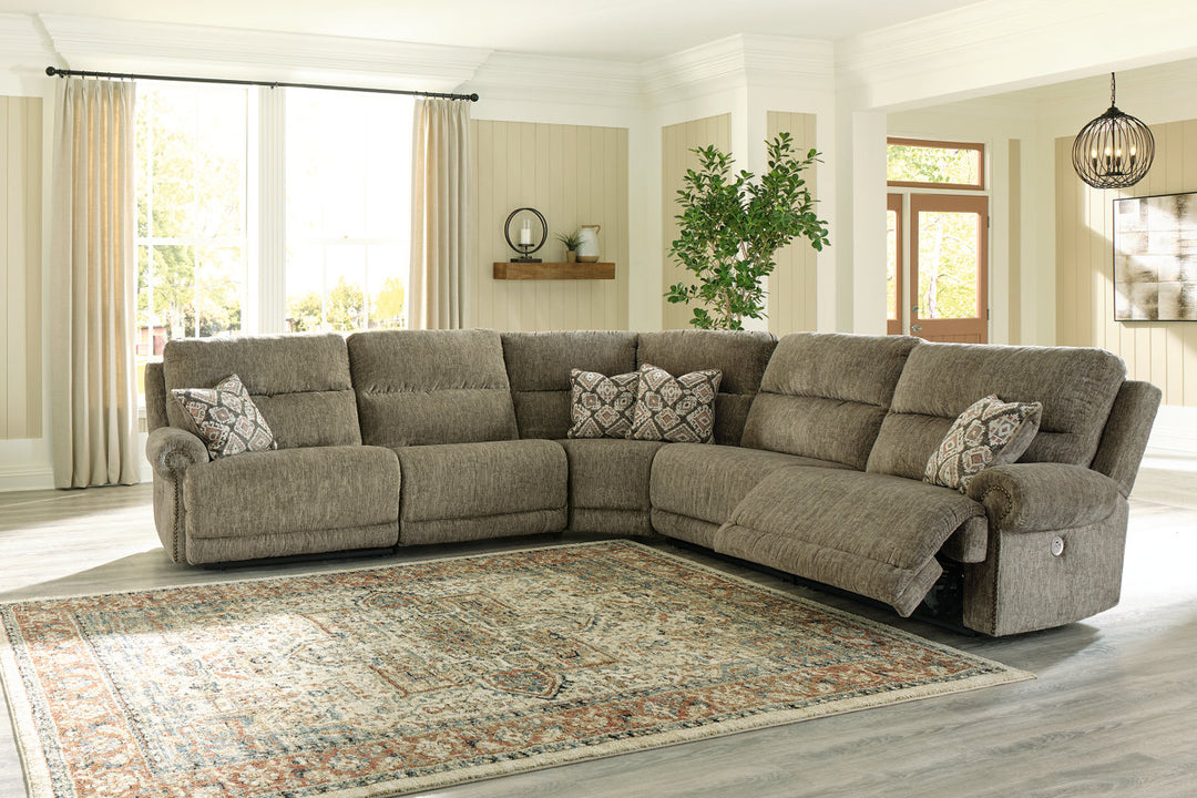 Lubec 5-Piece Power Reclining Sectional (85407S1)