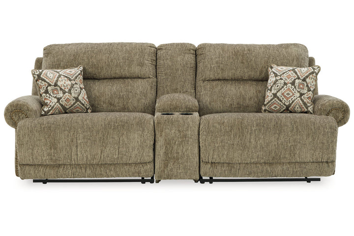Lubec 3-Piece Reclining Loveseat with Console (85407S4)