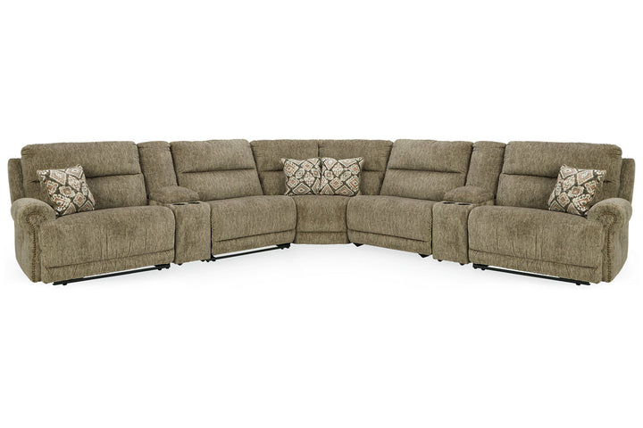 Lubec 7-Piece Power Reclining Sectional (85407S7)