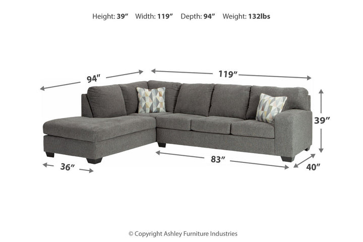 Dalhart 2-Piece Sectional with Chaise (85703S1)