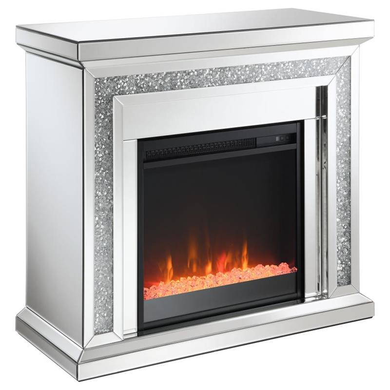 Lorelai Rectangular Freestanding Fireplace Mirror (991047)