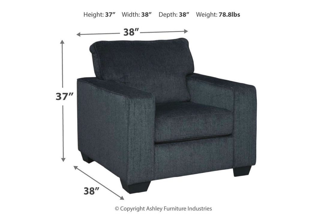 Altari Chair and Ottoman (87213U2)