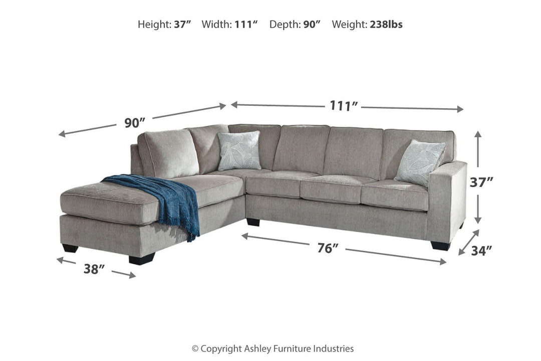 Altari 2-Piece Sectional with Chaise (87214S1)