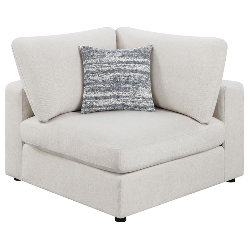 Serene 4-piece Upholstered Modular Sectional Beige (551321-SETB)