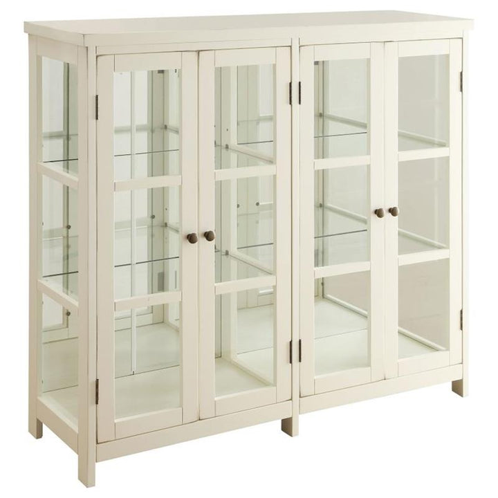 Sable 4-door Display Accent Cabinet White (950306)