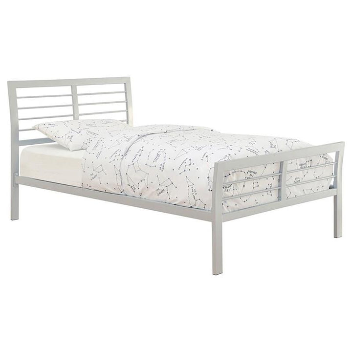 Cooper Full Metal Bed Silver (300201F)