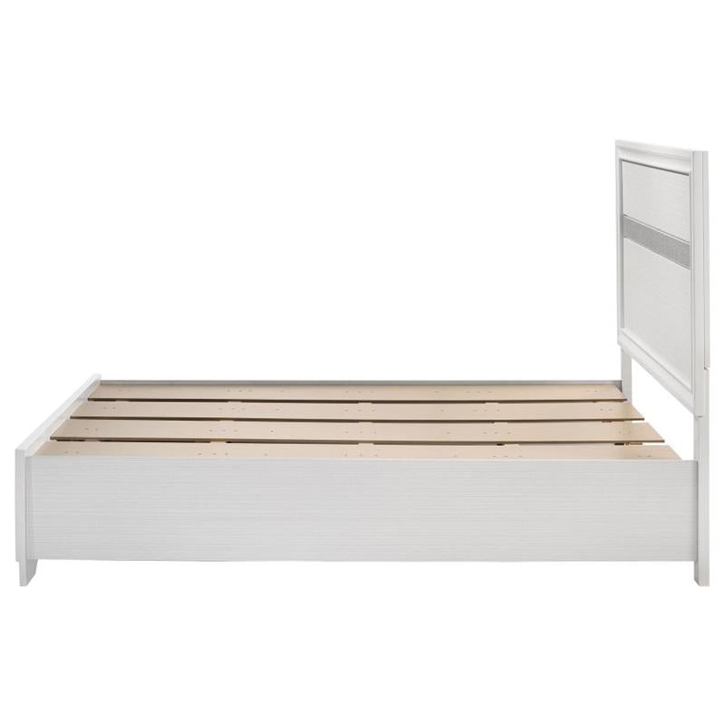 Miranda Full Storage Bed White (205111F)