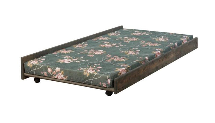 Wrangle Hill Trundle with Bunkie Mattress Gun Smoke (400836)